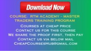 RTM Academy – Master Traders Training Program