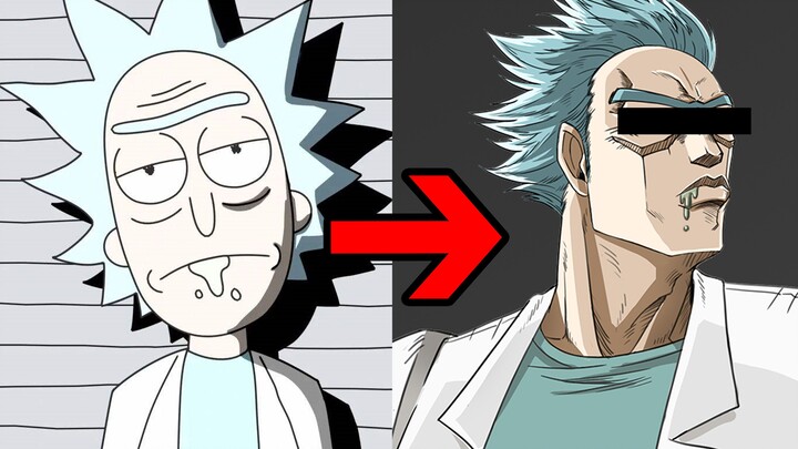 JOJO化×【瑞克和莫蒂】瑞克——「你的下一句话是」