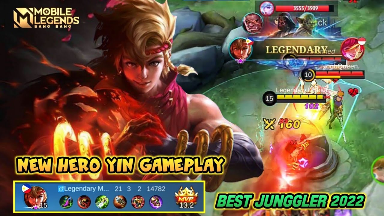 Yin Mobile Legends , New Hero Yin Legendary Gameplay - Mobile