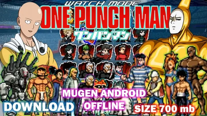 Download One Punch Man Mugen Android 2021 | Full Character New