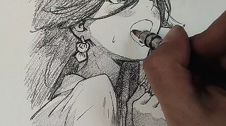 Mỗi ngày kiên trì chấm công một bức tranh manga
