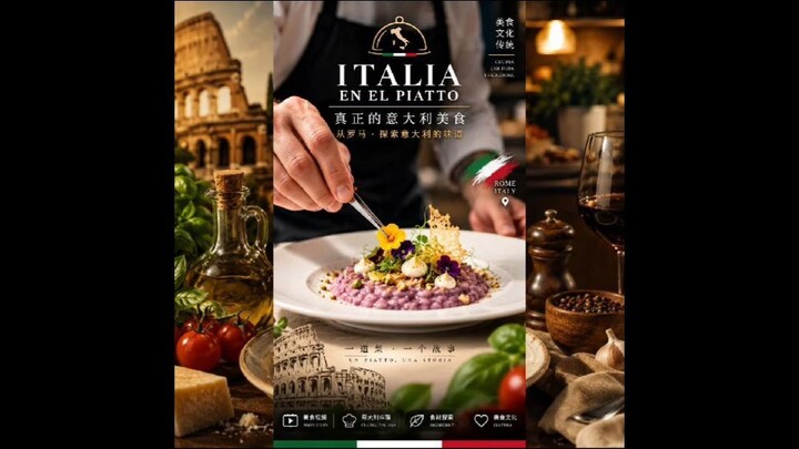紫色意大利烩饭｜真正的意大利高级料理艺术 🇮🇹