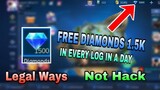 Get More Lots Of free Diamonds in MobileLegends | With proof | Working101% All countries