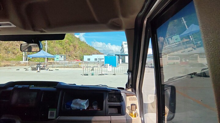 China Jiangmen Private Bus Xiachuan Island Pier to Wangfuzhou 2025.10.13 15:22