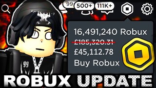 This robux update is good, but it needs improvements... (ROBLOX)