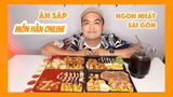 ĂN SẬP ĐỒ ĂN HÀN QUỐC ONLINE AI CŨNG KHEN Ở SÀI GÒN || MUKBANG ONLINE KOREAN FOOD