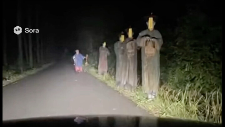 AI-generated Chinese horror