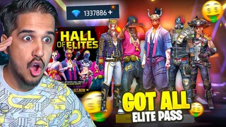 Finally I Got All Elite Pass Bundle in Free Fire || All Elite Pass Back Event || Desi Gamers