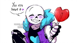 【undertale漫配/北极圈cp/治愈】吃了我的“心”就是我的骨了