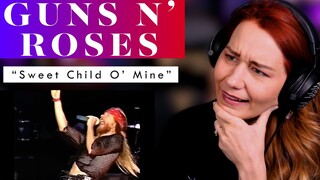 My First Guns N' Roses Experience! "Sweet Child O' Mine" vocal ANALYSIS of a LIVE Axl Rose!