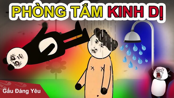 Gấu Đáng Yêu: PHÒNG TẮM KINH DỊ | Phim hoạt hình gấu đáng yêu ghê rợn