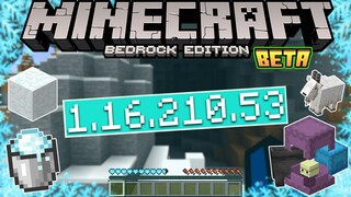 UPDATE! MCPE 1.16.210.53 BETA - XBOX LIVE | ❄️FREEZING EFFECT❄️ [ Change Log ]