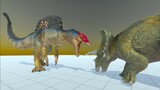 Accurate Spinosaurus vs Every Dinosaur - Animal Revolt Battle Simulator ARBS