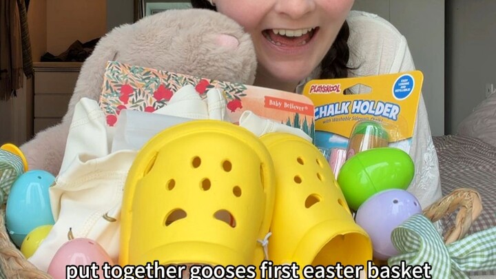 มาเตรียมตะกร้าอีสเตอร์ใบแรกของน้องห่านกับฉันกันเถอะ