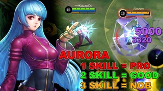 AURORA 1 COMBO? NO NO, 2 SKILL IS ENOUGH | NON META MONSTER | MLBB