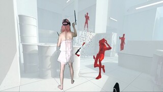(เกม SUPERHOT VR) ดูท่าทางสุดเร็วของฉัน เป็นสแตนด์อินของสกาเล็ตได้เลย