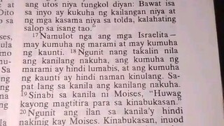 Pang Araw Araw na Talata.               Exodus 16:17-20