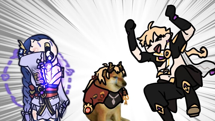 [Genshin Impact Mini Animation] Traveler in Inazuma