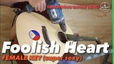 Foolish Heart Nina Steve Perry Journey Female Key Instrumental guitar karaoke version with lyrics