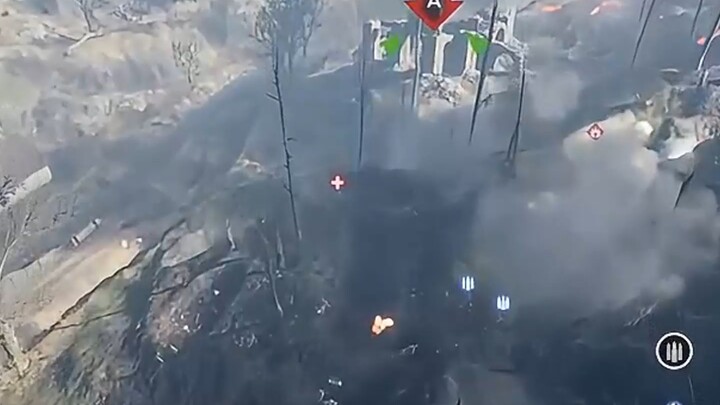 When I stopped controlling the game and started playing with the mortar...