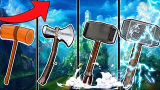 NẾU KHANG DỪA SỞ HỮU BÚA SẤM SÉT CỦA THOR MẠNH NHẤT TRONG MINI WORLD