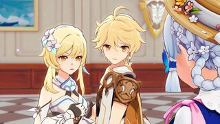 I won't give my brother to you... (action accompaniment)