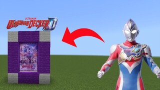 CARA MEMBUAT PORTAL ULTRAMAN DECKER - MINECRAFT