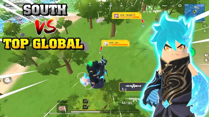 Confront the TOP GLOBAL players, SOUTH 1V4 LEGENDARY | SOLO VS SQUAD | SOUTH SAUSAGE MAN
