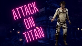 New Dwight ATTACK ON TITAN skin GAMEPLAY - Dead by Daylight