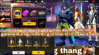 Free fire| review full vòng quay bay màu dân chơi hệ thú - garena bất ngờ cho bộ gấu trúc trở lai