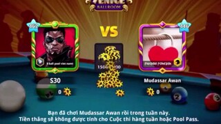 Hành anh zai Ai Cập trên con game 8ball cực cay cú