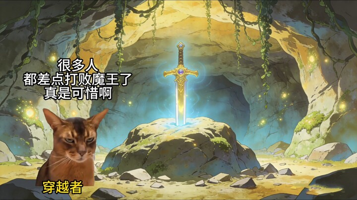 The Scheming Demon King Meow, and the Idle Holy Sword #meme #catmeme