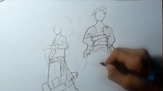 【القرصان قبعة القش - دروس الرسم اليدوي】 تابعته لمدة ستة عشر عامًا، ماذا عنك؟