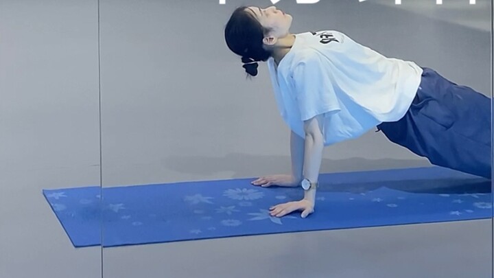 Ten minutes of physical training, not tiring, just sweating