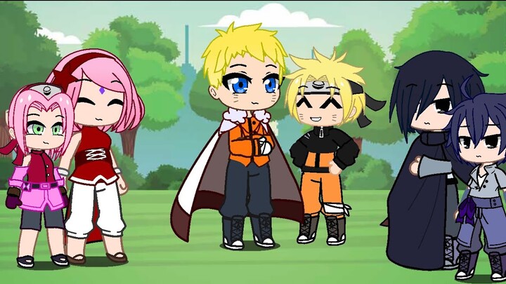 Past team 7 meet future team 7|| part 4 of Naruto control his past body||sorry its late||read desc||