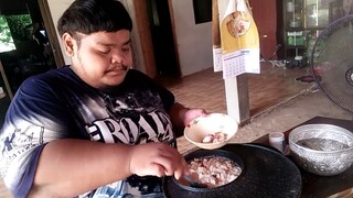 #ข้าวต้มปลาหมึก.   ไม่สบาย  ไข้ทั้งคืนครับ. เหนื่อยเนาะ!!!