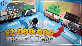 Roblox - JailBreak | Cách Cướp 2,000,000 Money Chỉ Trong 1 Ngày (New) | H3G