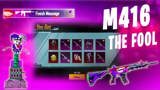 M416 THE FOOL CRATE OPENING | 10000UC | M4 THE FOOL IN PUBG MOBILE | CUSTOM CRATES OPENING