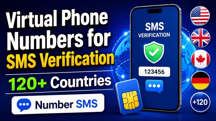 Virtual Phone Numbers for SMS Verification | 120+ Countries | Number SMS