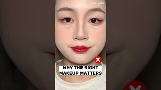 WHY THE RIGHT MAKEUP MATTERS! 😳 #makeup #glowup #douyinchina