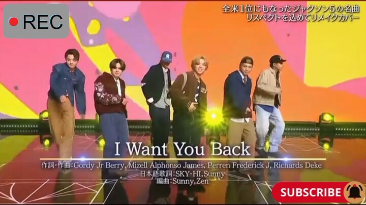 BE:FIRST I WANT YOU BACK