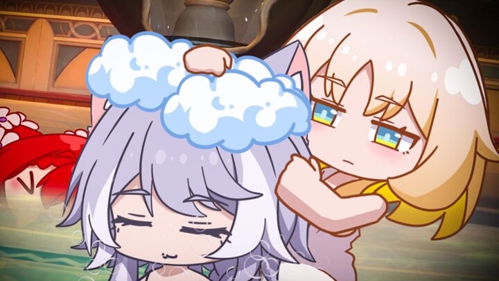 “Kitty… so fragrant! Aya… I love it~”