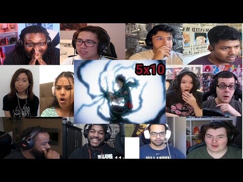 Deku's New Quirk Reaction Mashup//My Hero Academia S5x10