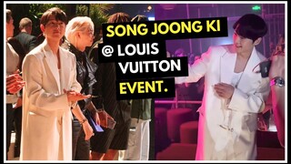 Song Joong ki attended Louis Vuitton event in Hong kong