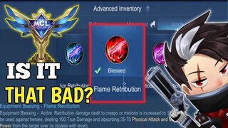 TRYING FLAME RETRIBUTION ON GRANGER AT MCL FINAL IS IT THAT BAD? | AkoBida Granger Build Gameplay