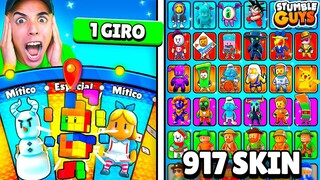 ESTA RULETA me dio 917 SKINS GRATIS en STUMBLE GUYS! 😱 (100% REAL)