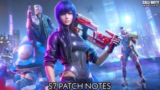 SEASON 7 PATCH NOTES