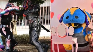 假面骑士revice第33集剧照：实体化的贝尔与闹小脾气的拉布
