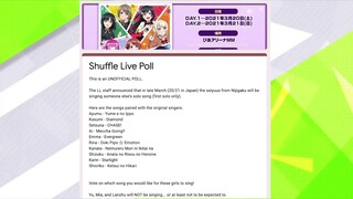 Vote in the (Unofficial) Shuffle Live Poll!