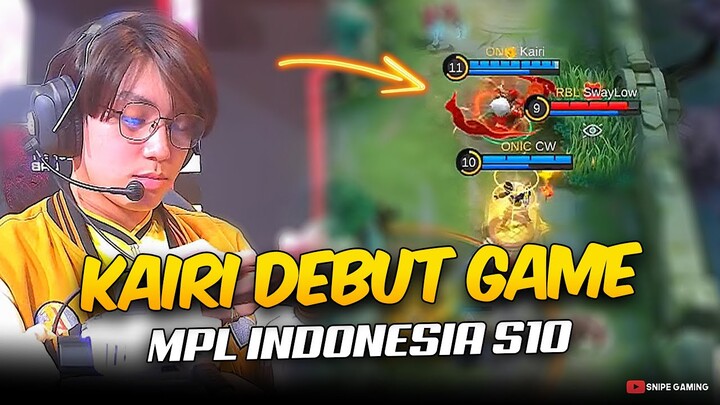 KAIRI'S FIRST GAME IN MPL INDONESIA. . . 😲
